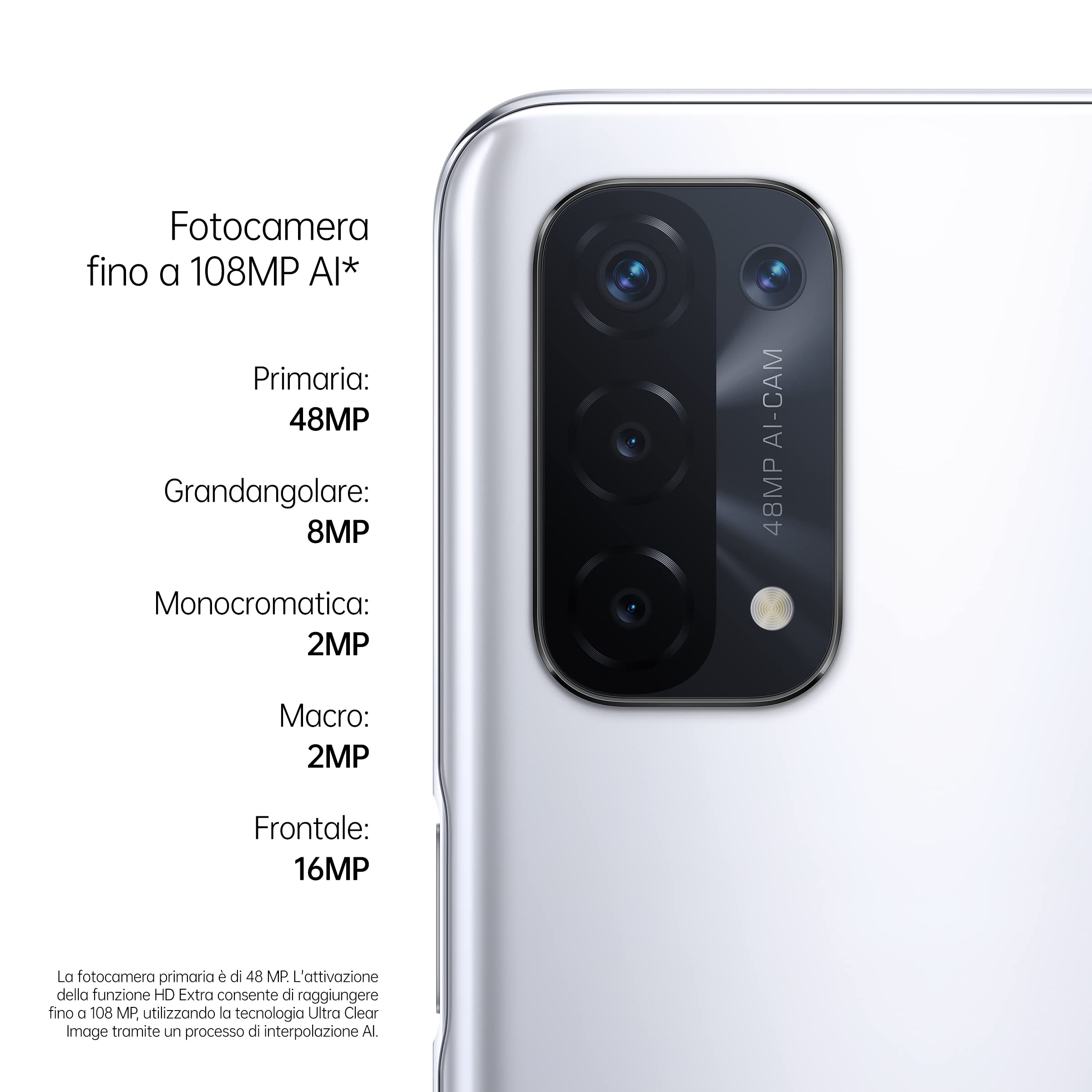 Oppo A74 5G, Dual, 128GB 6GB RAM, Space Silver : Amazon.es
